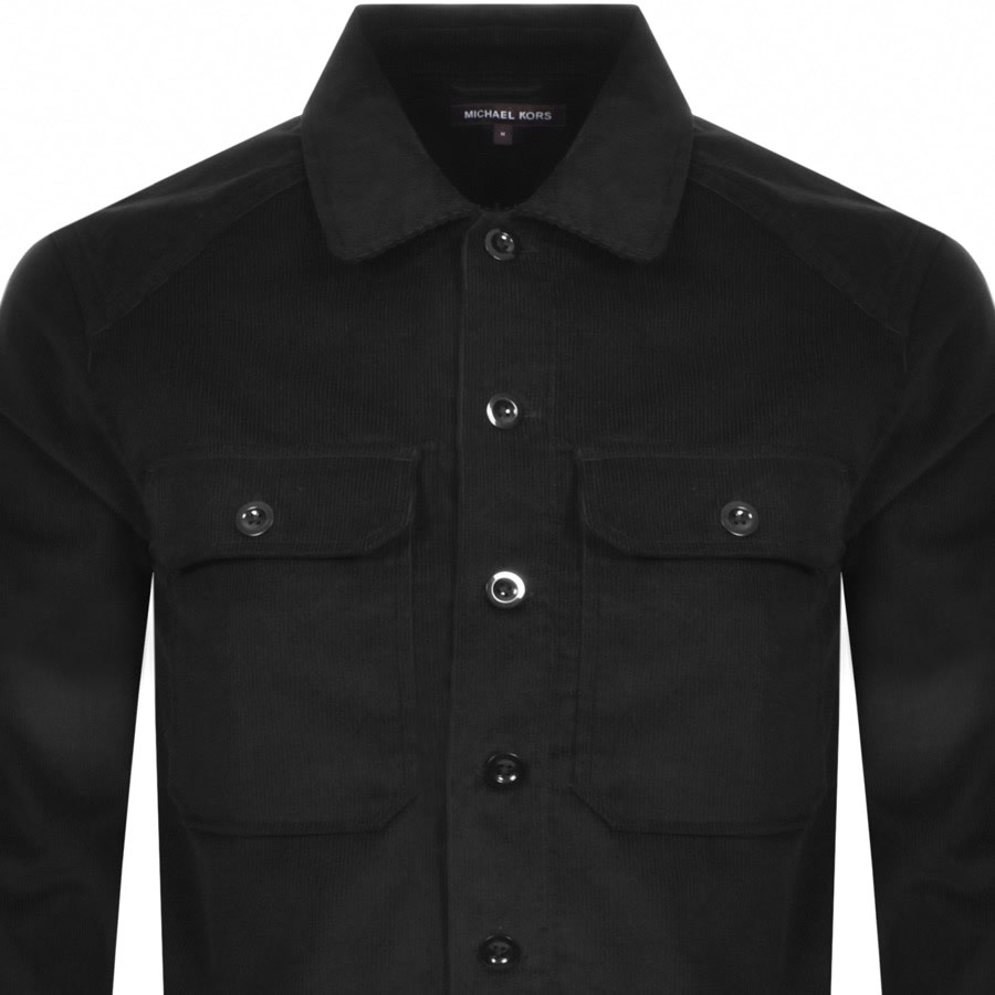Alternative Image for ProductMichael Kors Corduroy Long Sleeved Shirt Black2